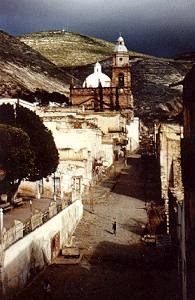Panoramica dalla calle Lanzagorta guardando verso Ogarrio.