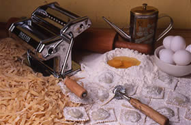 Elaboración de pasta fresca.