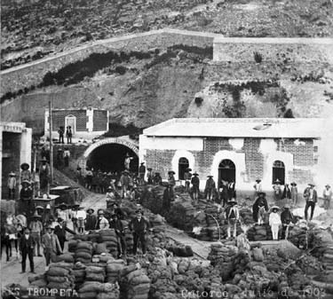 Bonanza de la mina Dolores Trompeta en junio de 1903