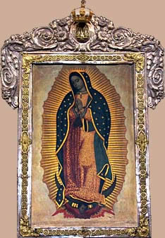Óleo de la Virgen de Guadalupe